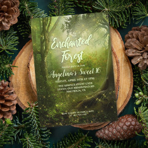 TOUT ÉVÉNEMENT - Invitation Forêt Enchantée