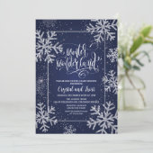 TOUT ÉVÉNEMENT - Invitation Winter Wonderland (Debout devant)