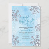 TOUT ÉVÉNEMENT - Invitation Winter Wonderland (Devant)