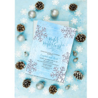 TOUT ÉVÉNEMENT - Invitation Winter Wonderland