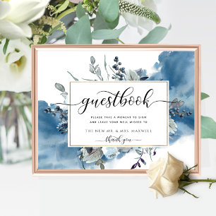 Tout événement, Livre d'or avec peinture aquarelle
