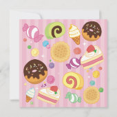 Tout événement Sweets Invitation (Dos)