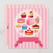 Tout événement Sweets Invitation (Devant / Derrière)