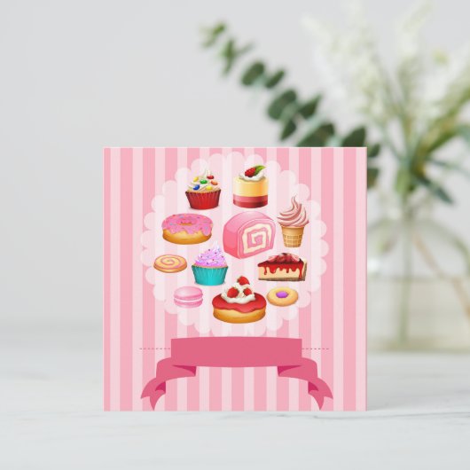 Tout événement Sweets Invitation (Debout devant)