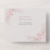 Tout flou en un seul Faire-part de mariage RSVP (Verso)