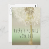 Tout Fonctionnera Avec Une Carte Postale Inspirant (Devant / Derrière)