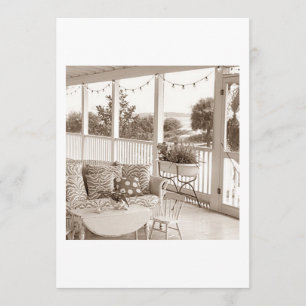 TOUT INVITATION À UNE FÊTE À LA MAISON DE PLAGE