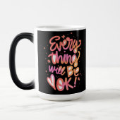 Tout ira bien typographie café tasse (Gauche)
