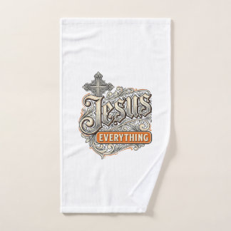 Tout Jésus Vintage Typographie Chrétienne Design