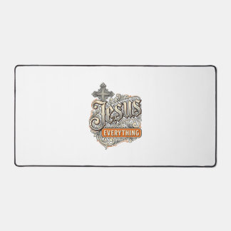 Tout Jésus Vintage Typographie Chrétienne Design