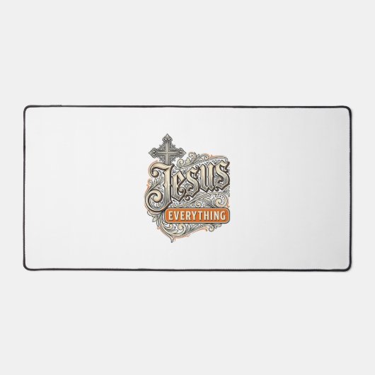 Tout Jésus Vintage Typographie Chrétienne Design (Recto)