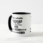Tout Le But De L'Éducation... Mug (Devant gauche)