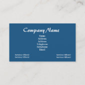 Tout le carte de visite américain (Dos)