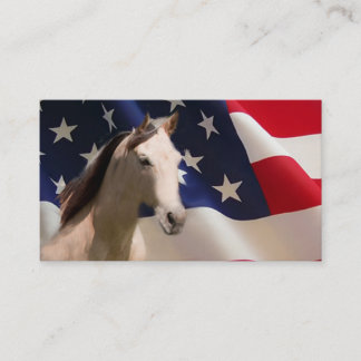 Tout le carte de visite américain de cheval