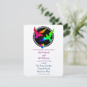 Tout le Faire-part de mariage Rainbow Gay (Debout devant)