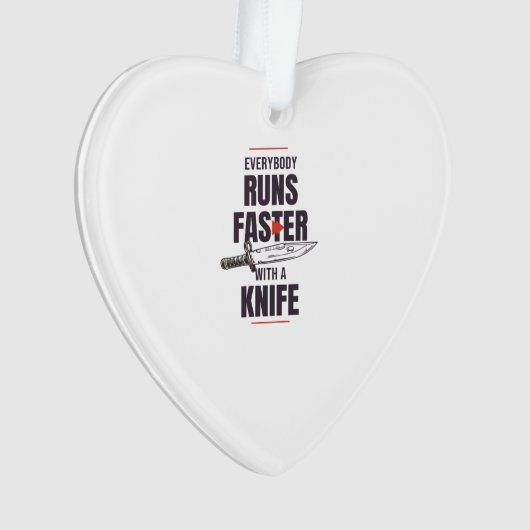 Tout le monde court plus vite avec un couteau (devant)