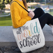 Tout le monde est mon école Sac fourre-tout à domi