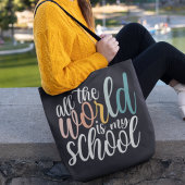 Tout le monde est mon école Sac fourre-tout à domi