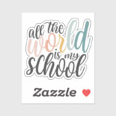 Tout Le Monde Est Mon Sticker Scolaire (Feuille)