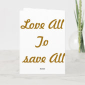 Tout le monde est sur la carte Motivation Balcon (Dos)