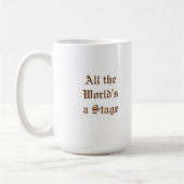 Tout le monde est une étape Shakespeare et tasse (Gauche)