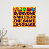 TOUT LE MONDE SOURIT POSTER (Cuisine)