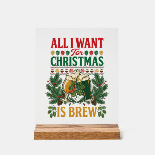 Tout le monde veut des verres à bière de Noël Brew