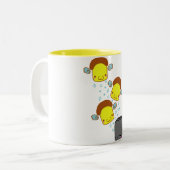 Tout le pain grillé vont dans la tasse de ciel (Devant gauche)