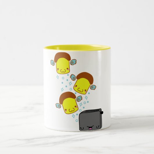 Tout le pain grillé vont dans la tasse de ciel (Centre)