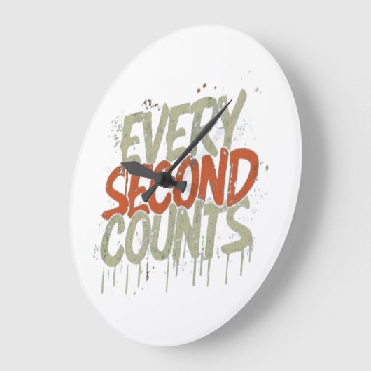 Tout le second compte, horloge murale (Angle)