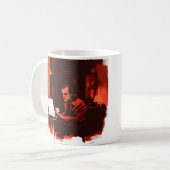 Tout le travail et pas de café tasse (Devant gauche)