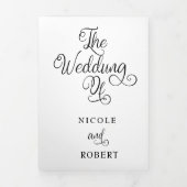 Tout moderne en un | 2 Faire-part de mariage photo (Page de couverture)