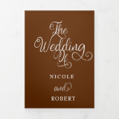 Tout moderne en un | 2 Faire-part de mariage photo (Page de couverture)