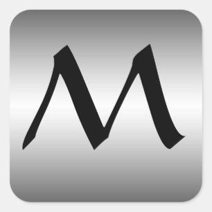 Tout Monogramme Initial Sur Les Stickers Regarder