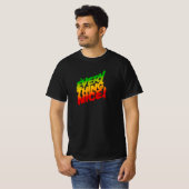 Tout Nice Rasta Typographie Reggae T-shirt (Devant entier)