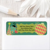 Tout Noël Retours Adresse Étiquettes (En situation)