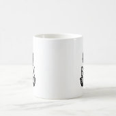 Tout Noir Tout Mug - Conception Minimaliste Drôle (Centre)