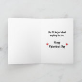 Tout pour vous Carte Saint Valentin (Intérieur)