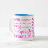 "Tout Princesse & Plus !" Café Mug (Devant gauche)