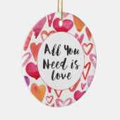 Tout que vous avez besoin est ornement de Noël de (Droite)