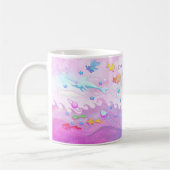 "Tout rose, je pense" la tasse de sirène (Gauche)