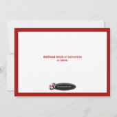 Tout sauf la souris - Dîner de Noël Invitations (Dos)