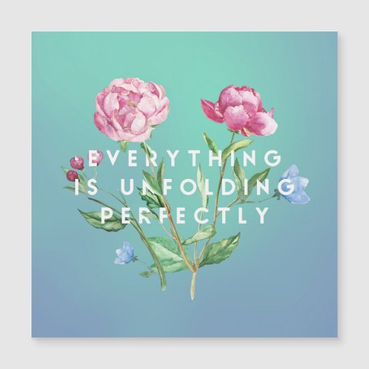 Tout se déroule parfaitement ~ Carte magnétique (Devant)