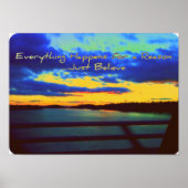 Tout se passe pour une raison Poster (Devant)