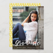 Tout Simplement Design | Faire-part de diplôme | B (Devant / Derrière)