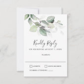 Tout simplement magnifique mariage RSVP (Devant)