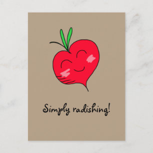 "Tout simplement Radishing !" Carte postale