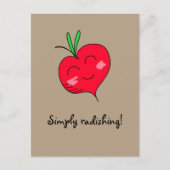 "Tout simplement Radishing !" Carte postale (Devant)