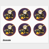 Tout Stickers Halloween Ensemble de 20 ronds (Feuille)