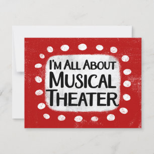 Tout sur la carte de voeux de théâtre musical